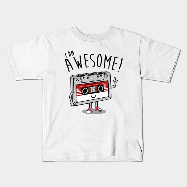 I am Awesome Kids T-Shirt by Melonseta